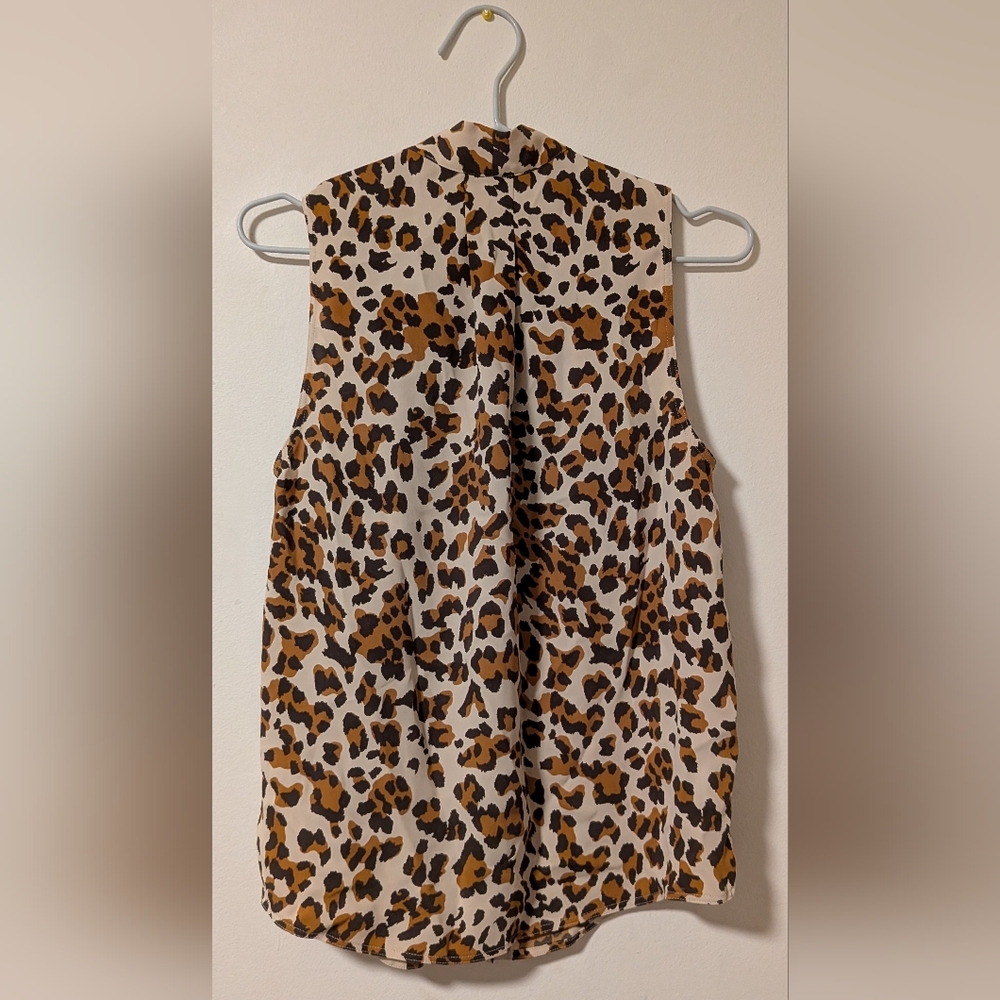 Babaton Brown Leopard Print Blouse - Picture 5 of 5